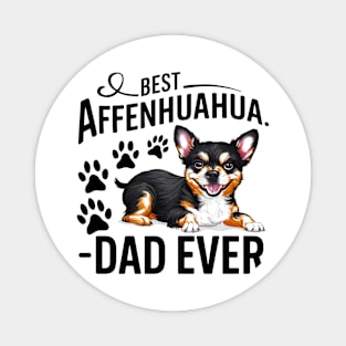 Best Affenhuahua Ever Funny Quote Vintage Dad Magnet